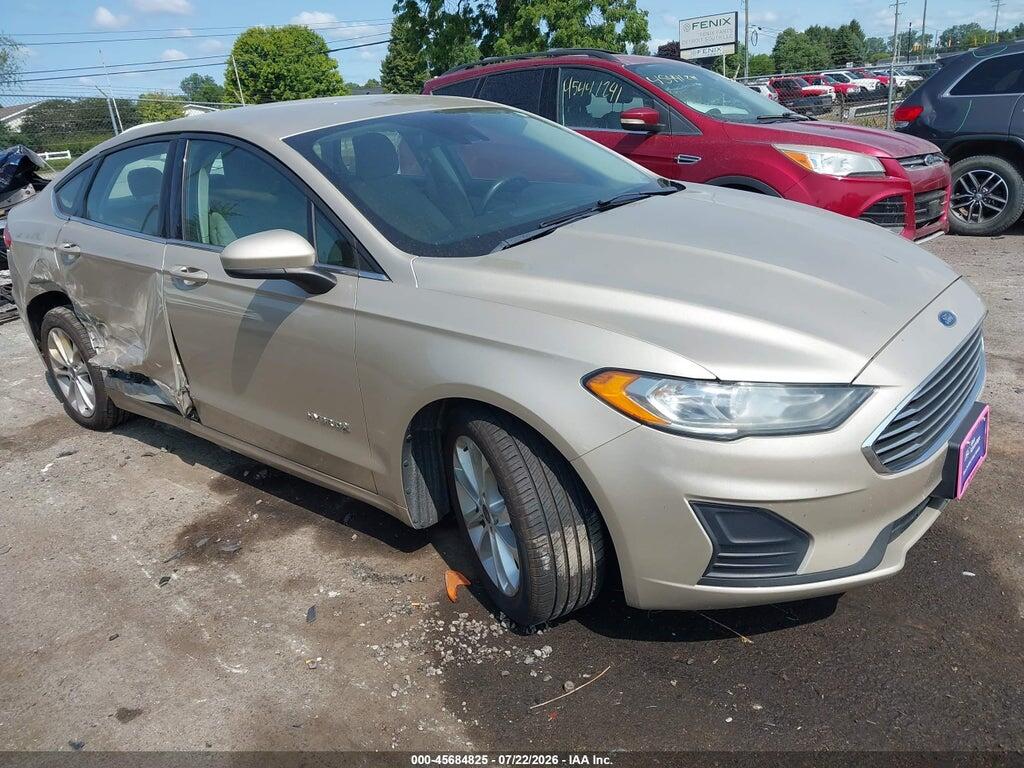 3FA6P0LU9KR129576 2019 FORD FUSION HYBRID photo no. 1