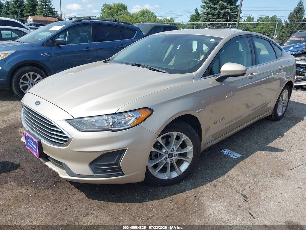 3FA6P0LU9KR129576 2019 FORD FUSION HYBRID photo no. 2