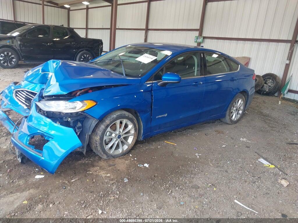 3FA6P0LU8KR211511 2019 FORD FUSION HYBRID photo no. 2