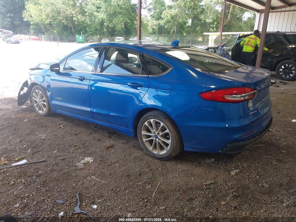3FA6P0LU8KR211511 2019 FORD FUSION HYBRID photo no. 3