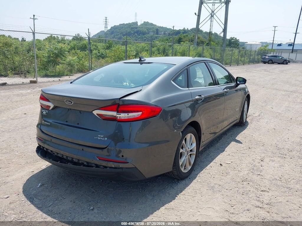 3FA6P0LU3KR168342 2019 FORD FUSION HYBRID photo no. 4