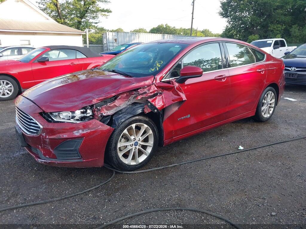 3FA6P0LU3KR264049 2019 FORD FUSION HYBRID photo no. 2