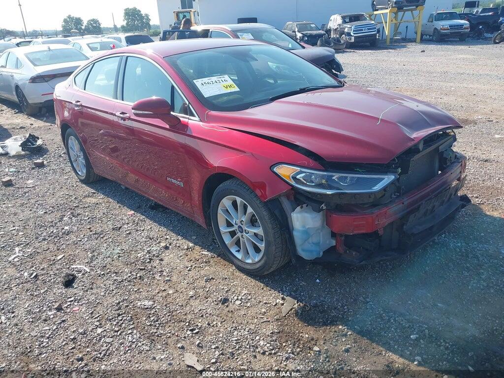 3FA6P0MU6KR123670 2019 FORD FUSION HYBRID photo no. 1
