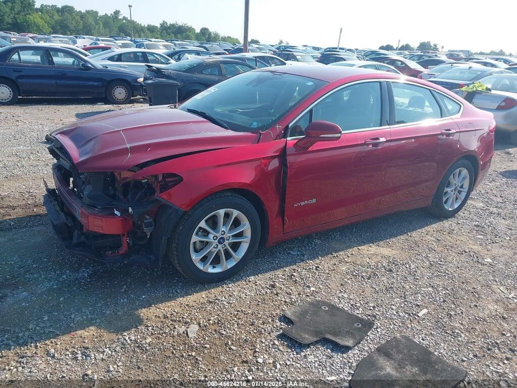 3FA6P0MU6KR123670 2019 FORD FUSION HYBRID photo no. 2