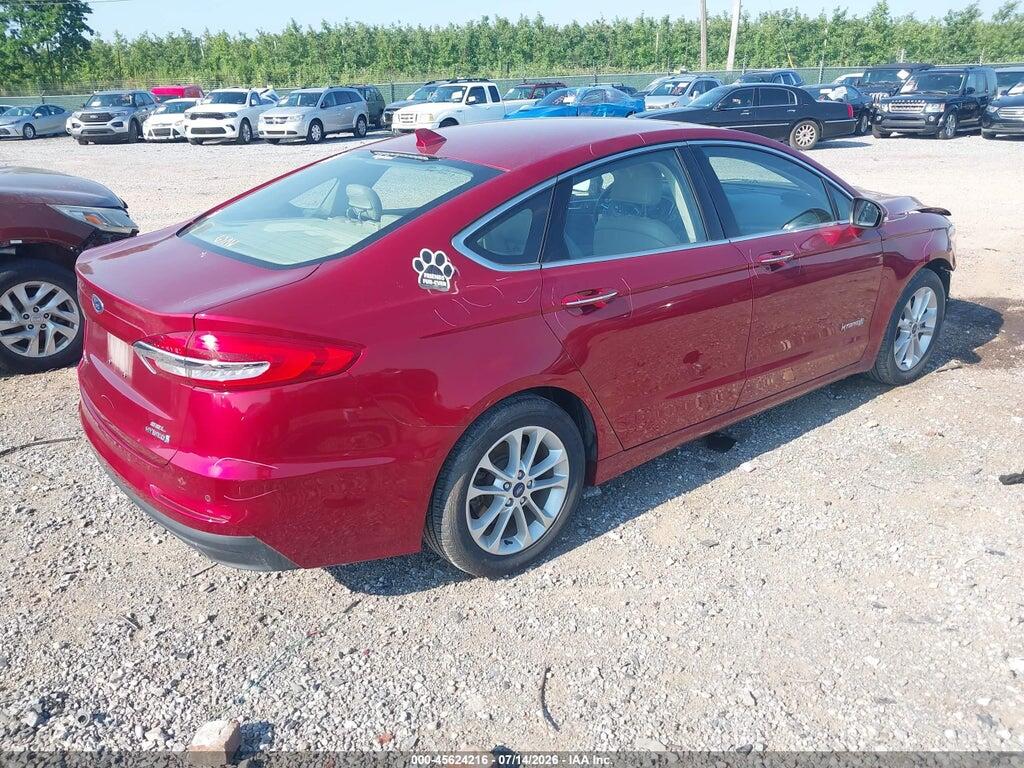 3FA6P0MU6KR123670 2019 FORD FUSION HYBRID photo no. 4