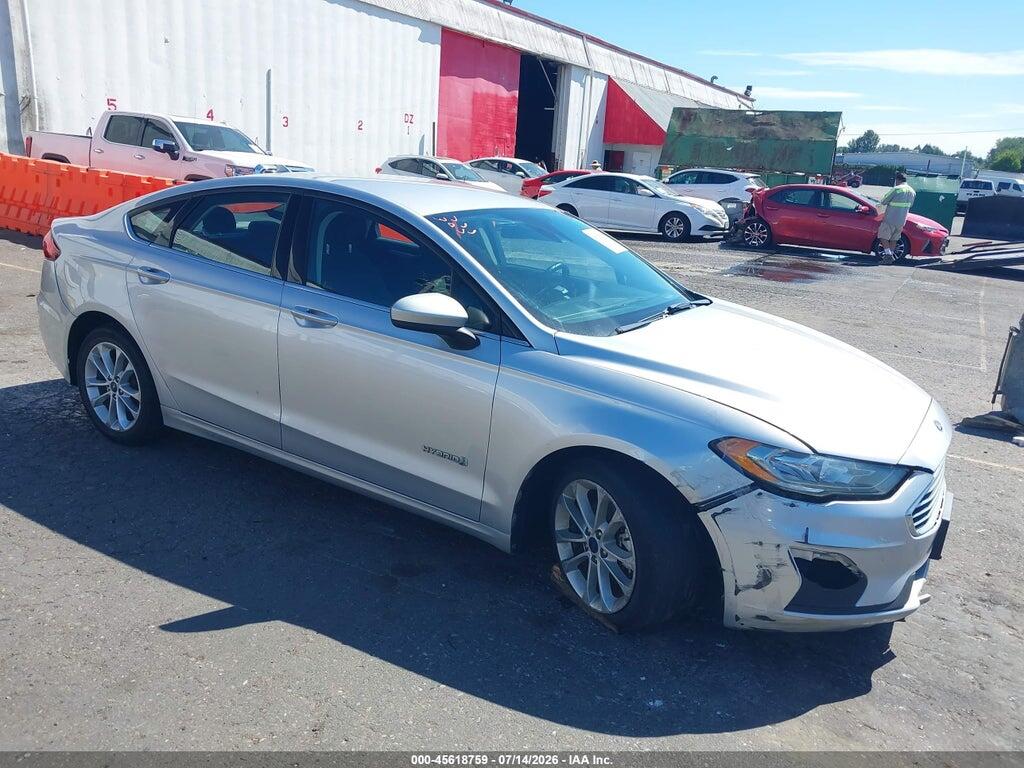 3FA6P0LU2KR181972 2019 FORD FUSION HYBRID photo no. 1
