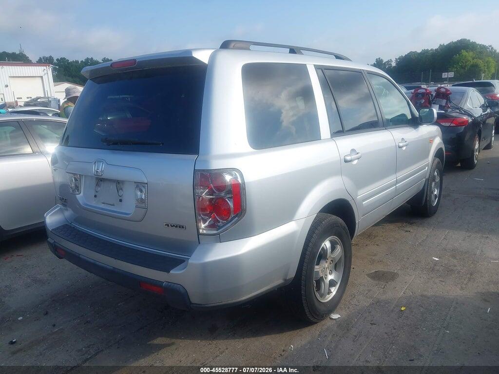 2HKYF18557H537290 2007 HONDA PILOT photo no. 4