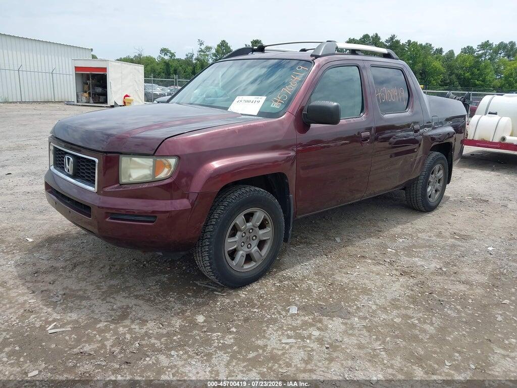 2HJYK16367H511394 2007 HONDA RIDGELINE photo no. 2