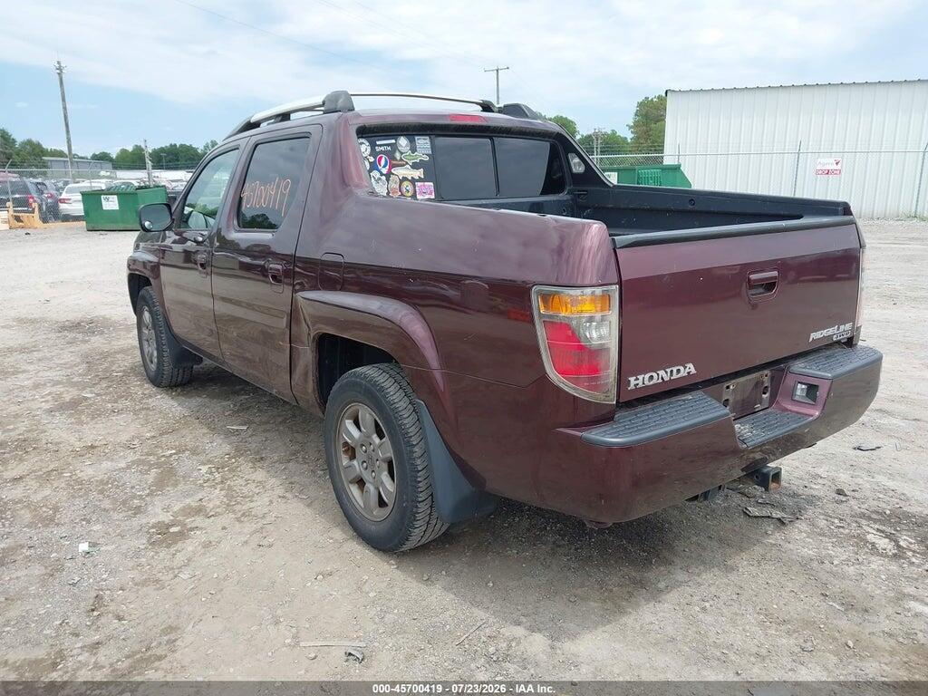 2HJYK16367H511394 2007 HONDA RIDGELINE photo no. 3