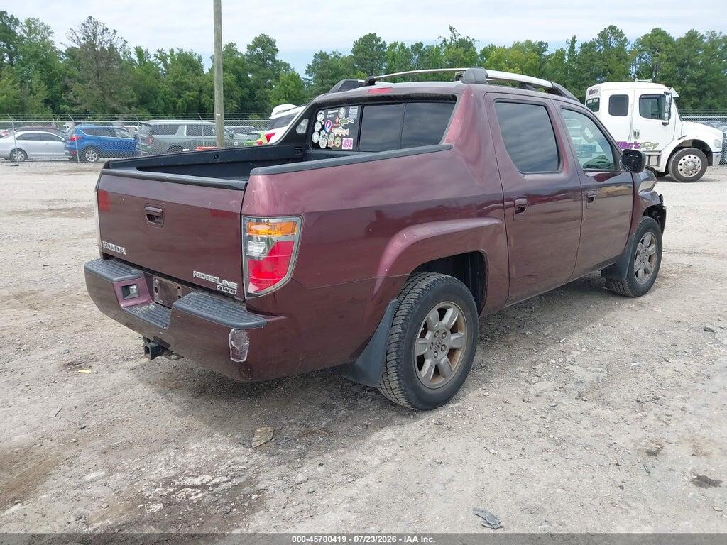 2HJYK16367H511394 2007 HONDA RIDGELINE photo no. 4