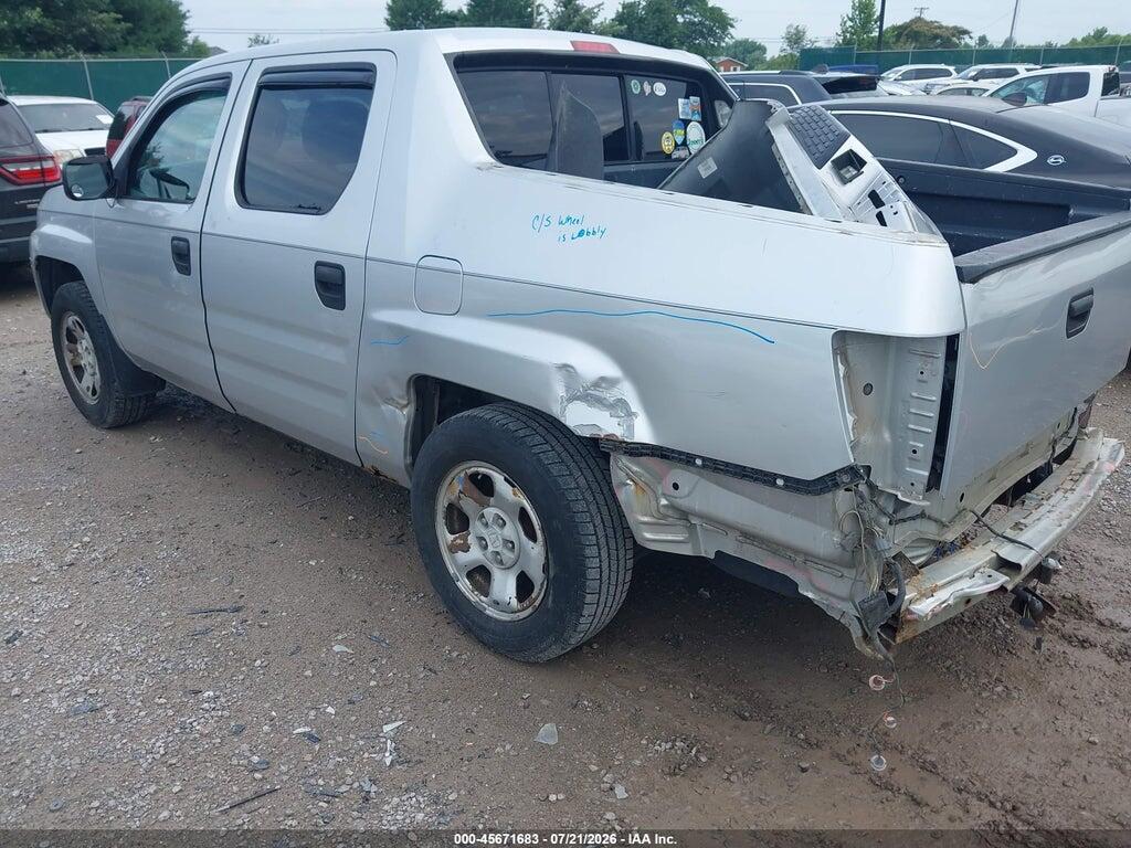 2HJYK162X7H526889 2007 HONDA RIDGELINE photo no. 3