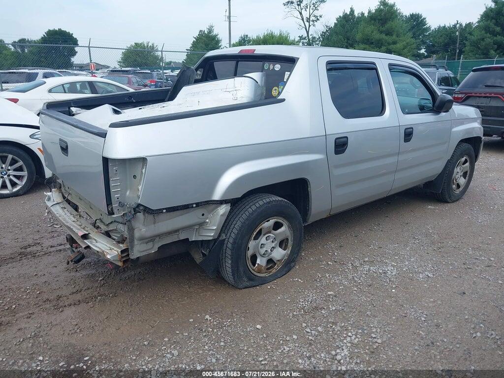 2HJYK162X7H526889 2007 HONDA RIDGELINE photo no. 4