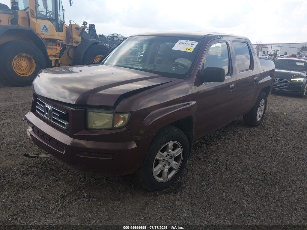 2HJYK16457H550471 2007 HONDA RIDGELINE photo no. 2
