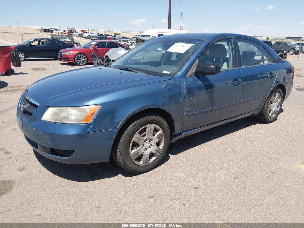5NPET46C17H229743 2007 HYUNDAI SONATA photo no. 2