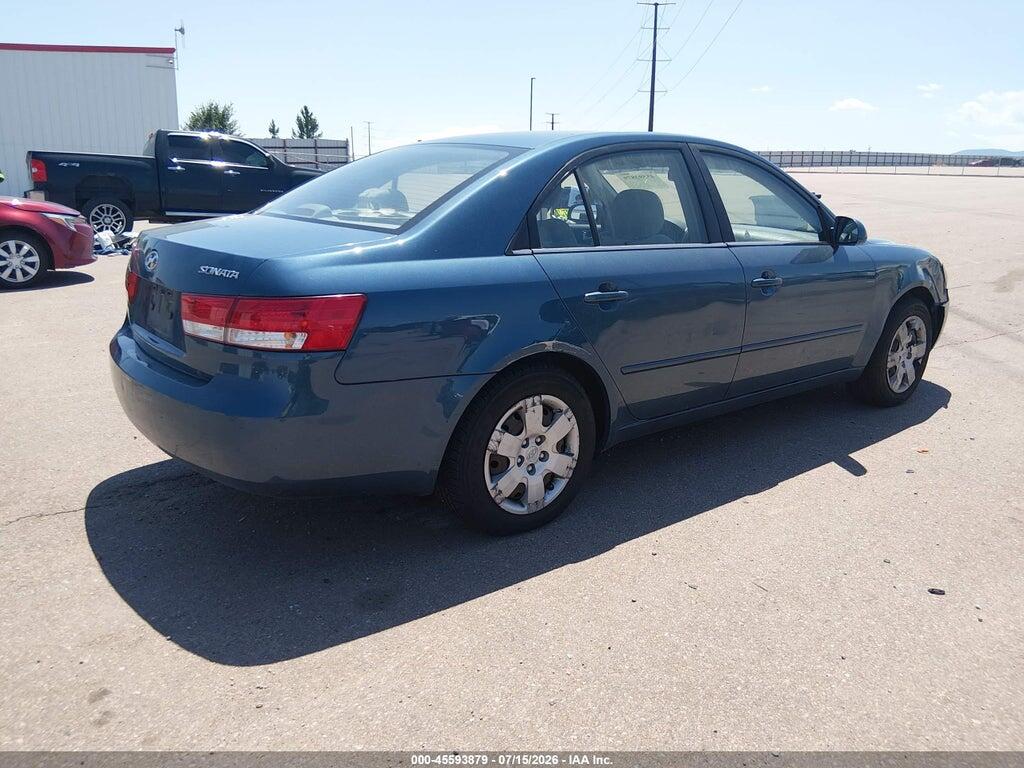5NPET46C17H229743 2007 HYUNDAI SONATA photo no. 4