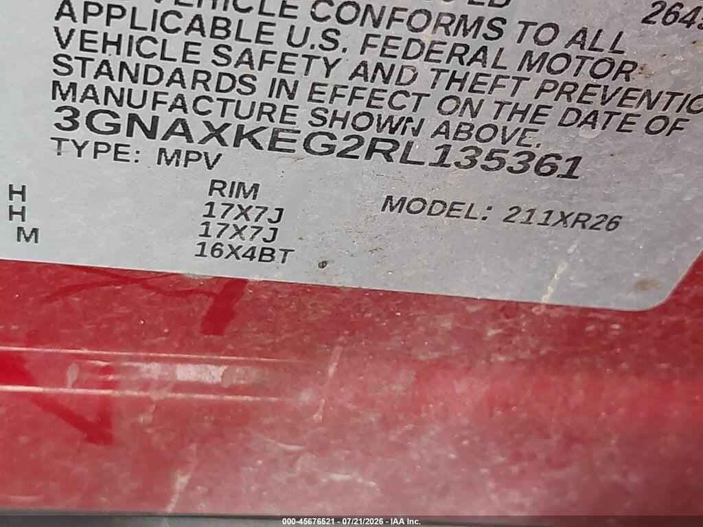 3GNAXKEG2RL135361 2024 CHEVROLET EQUINOX photo no. 9