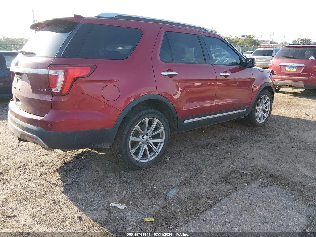 1FM5K8F88GGA37841 2016 FORD EXPLORER photo no. 4