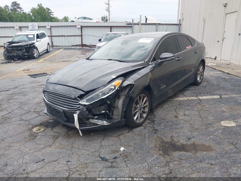 3FA6P0LU1HR157834 2017 FORD FUSION HYBRID photo no. 2