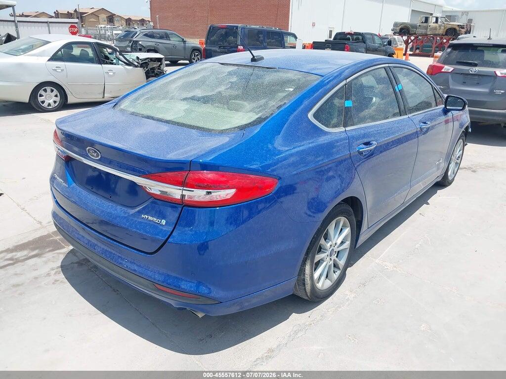 3FA6P0LU9HR167463 2017 FORD FUSION HYBRID photo no. 4