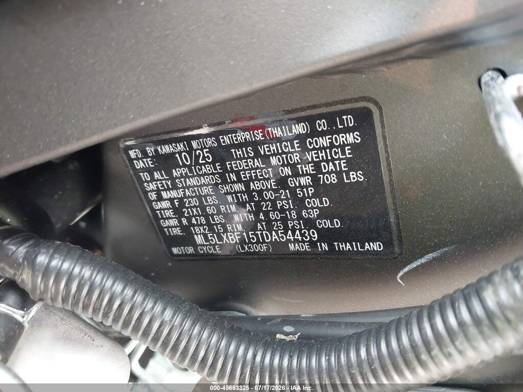 ML5LXBF15TDA54439 2026 KAWASAKI KLX300 photo no. 10