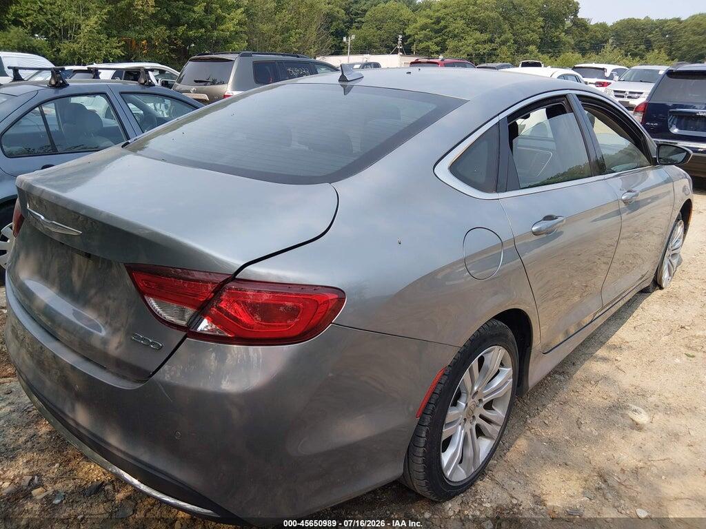 1C3CCCABXFN753170 2015 CHRYSLER 200 photo no. 4