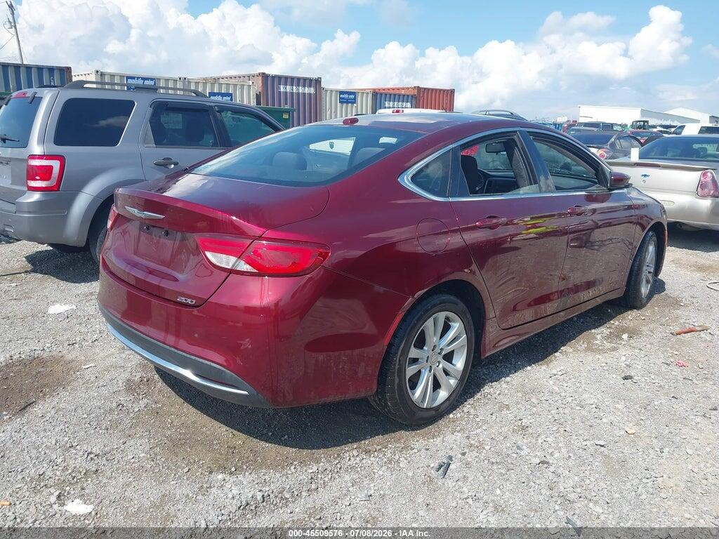 1C3CCCAB2FN665729 2015 CHRYSLER 200 photo no. 4