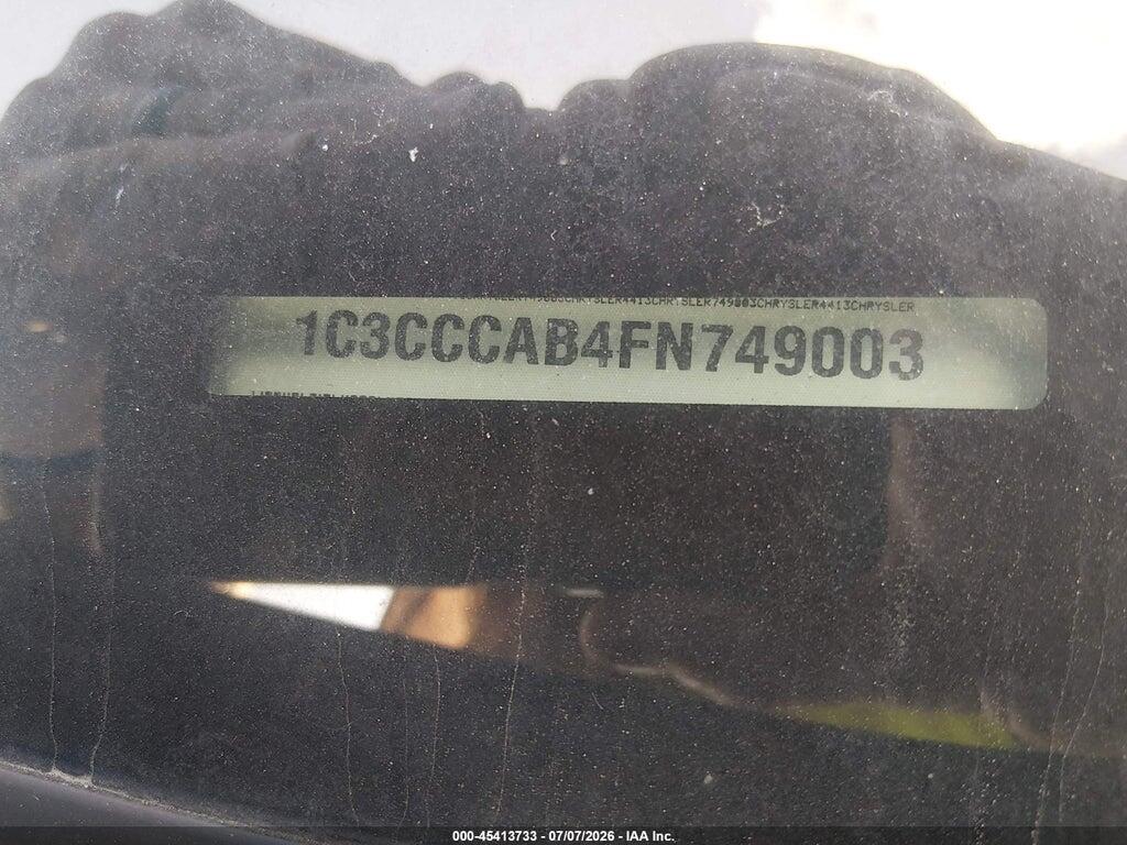 1C3CCCAB4FN749003 2015 CHRYSLER 200 photo no. 9