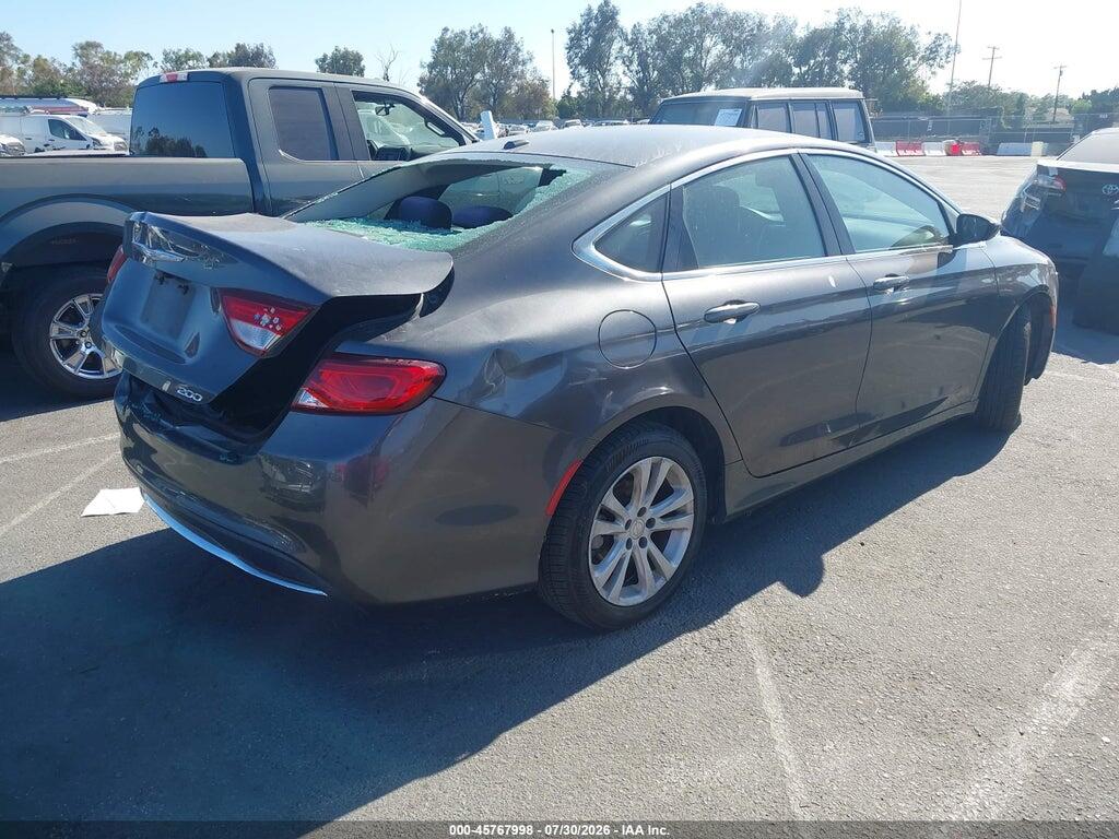 1C3CCCAB1FN726164 2015 CHRYSLER 200 photo no. 4