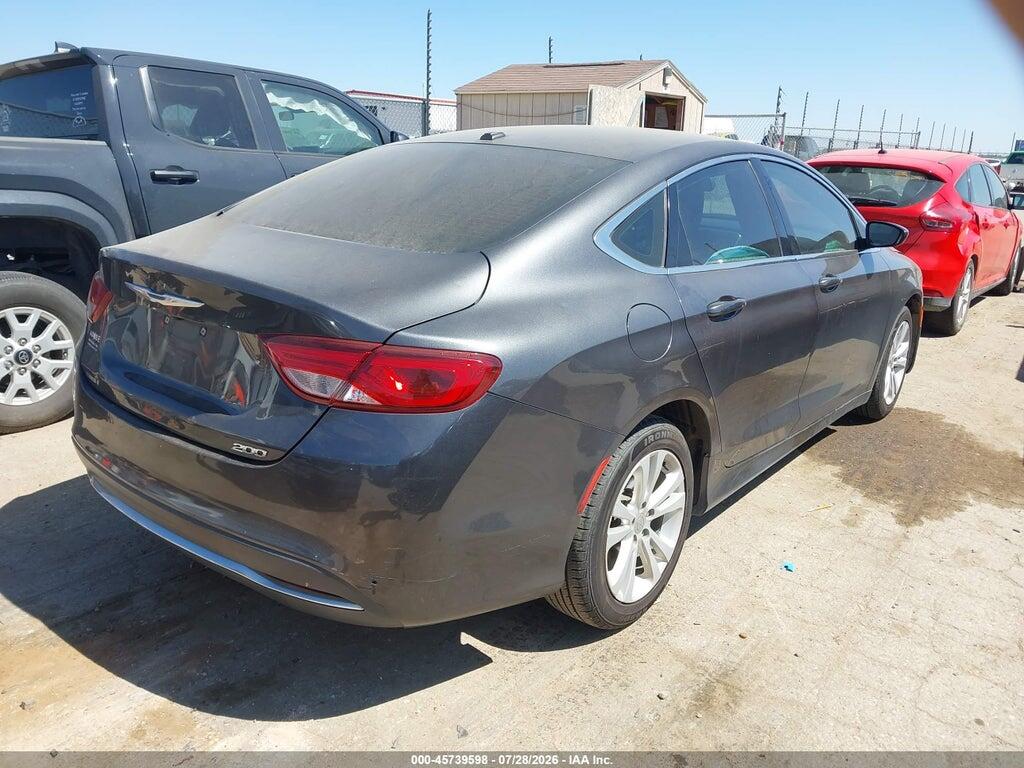 1C3CCCAB9FN612946 2015 CHRYSLER 200 photo no. 4