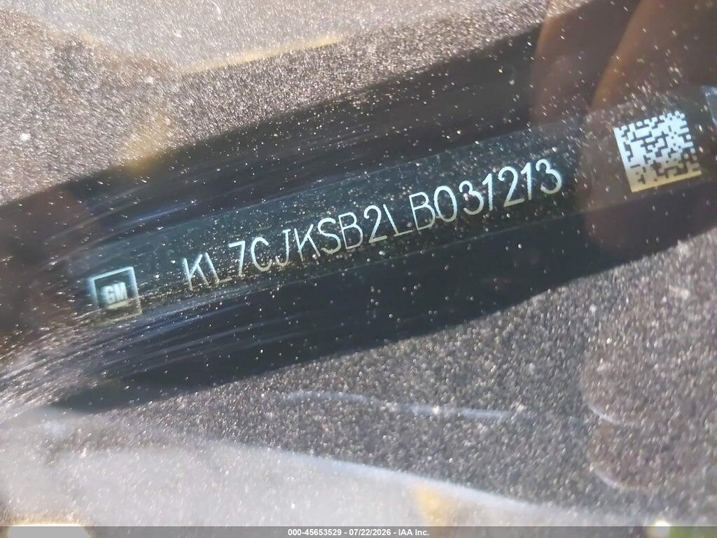 KL7CJKSB2LB031213 2020 CHEVROLET TRAX photo no. 9