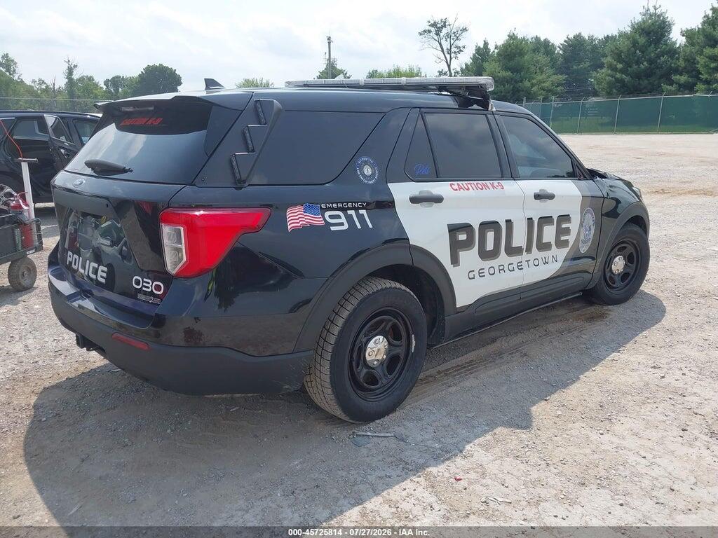 1FM5K8AC9PGB98842 2023 FORD POLICE INTERCEPTOR UTILITY photo no. 4