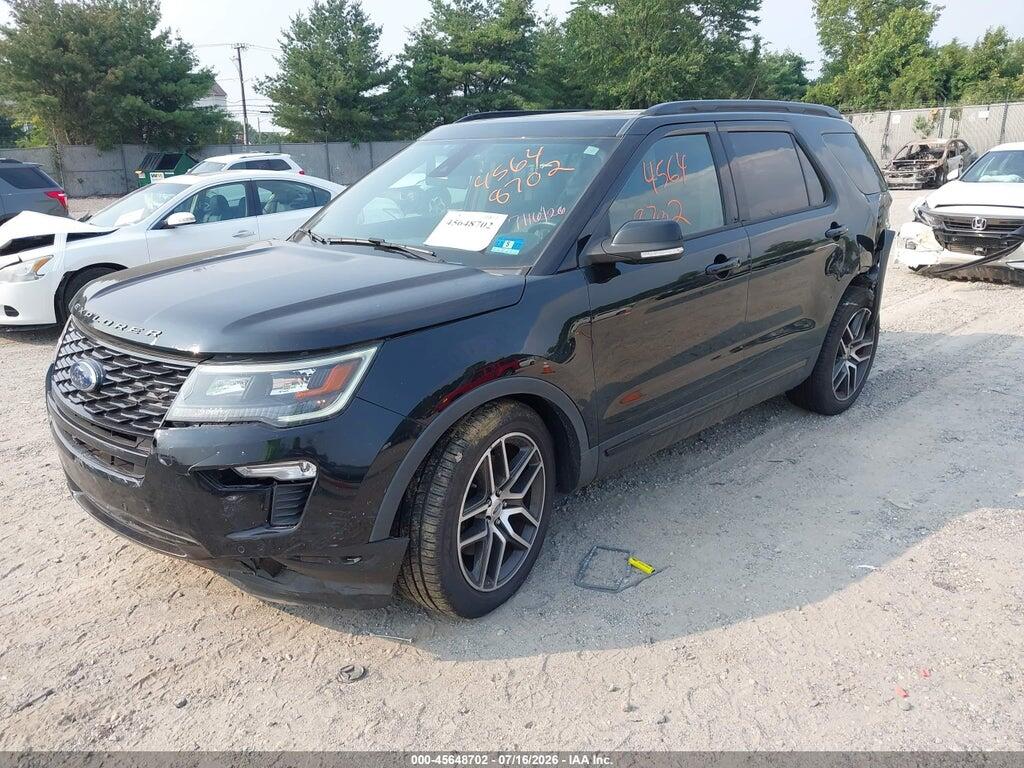 1FM5K8GT1JGB03074 2018 FORD EXPLORER photo no. 2