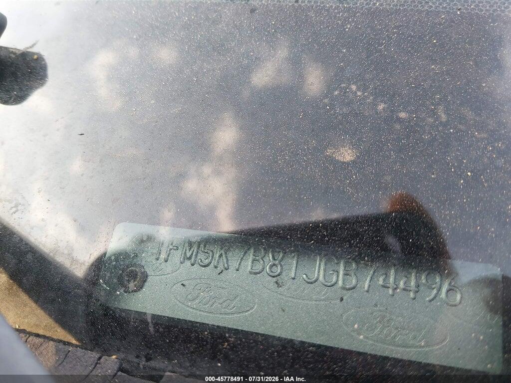 1FM5K7B81JGB74496 2018 FORD EXPLORER photo no. 9