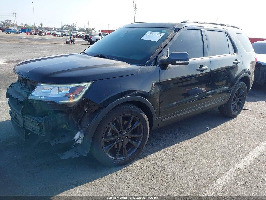 1FM5K7D89JGA55852 2018 FORD EXPLORER photo no. 2