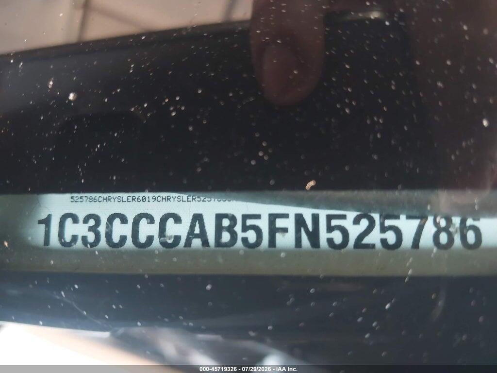 1C3CCCAB5FN525786 2015 CHRYSLER 200 photo no. 9