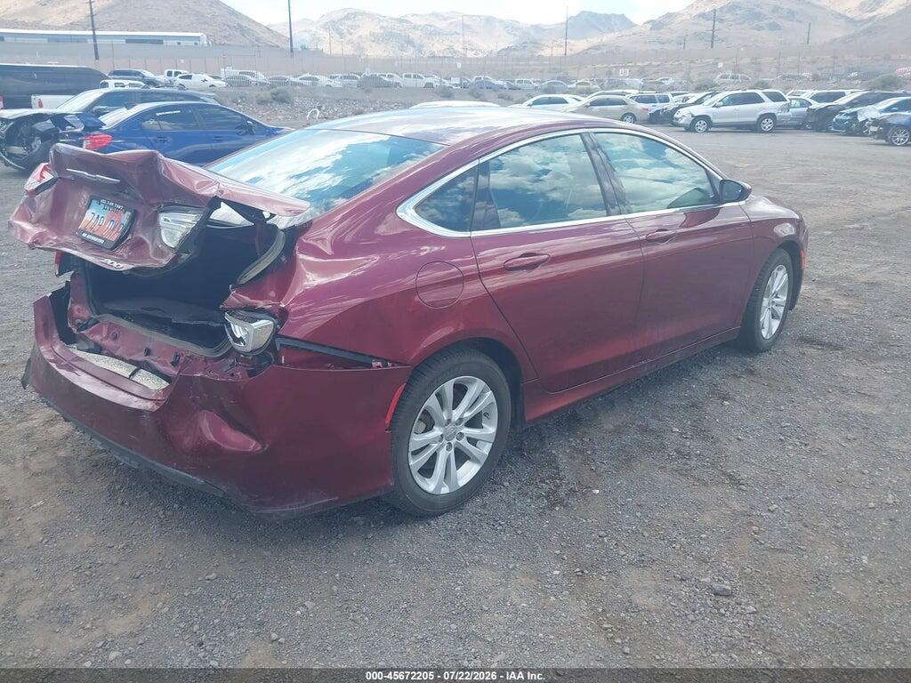1C3CCCAB7FN754681 2015 CHRYSLER 200 photo no. 4