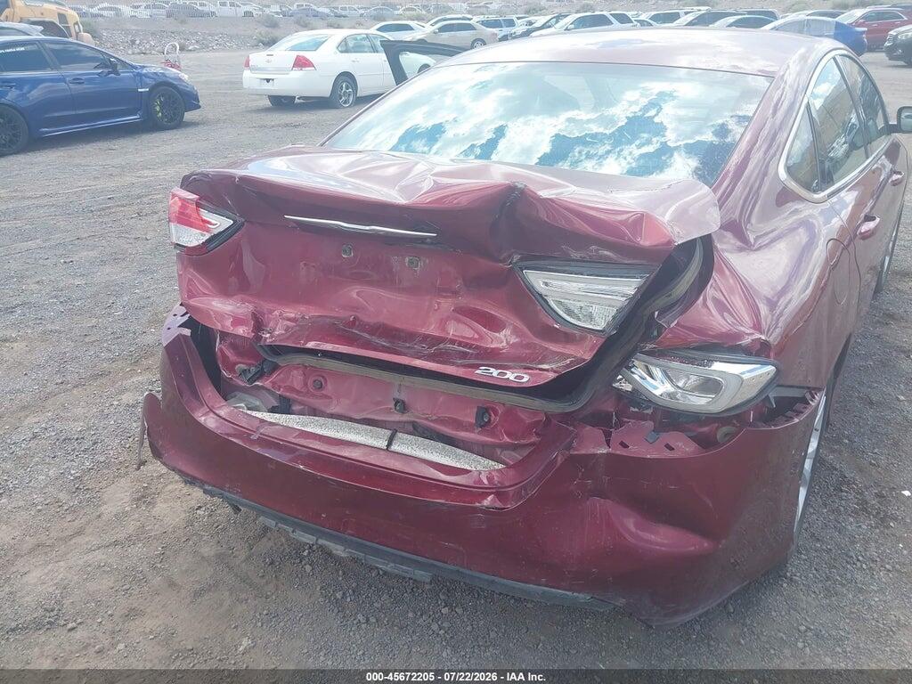1C3CCCAB7FN754681 2015 CHRYSLER 200 photo no. 6