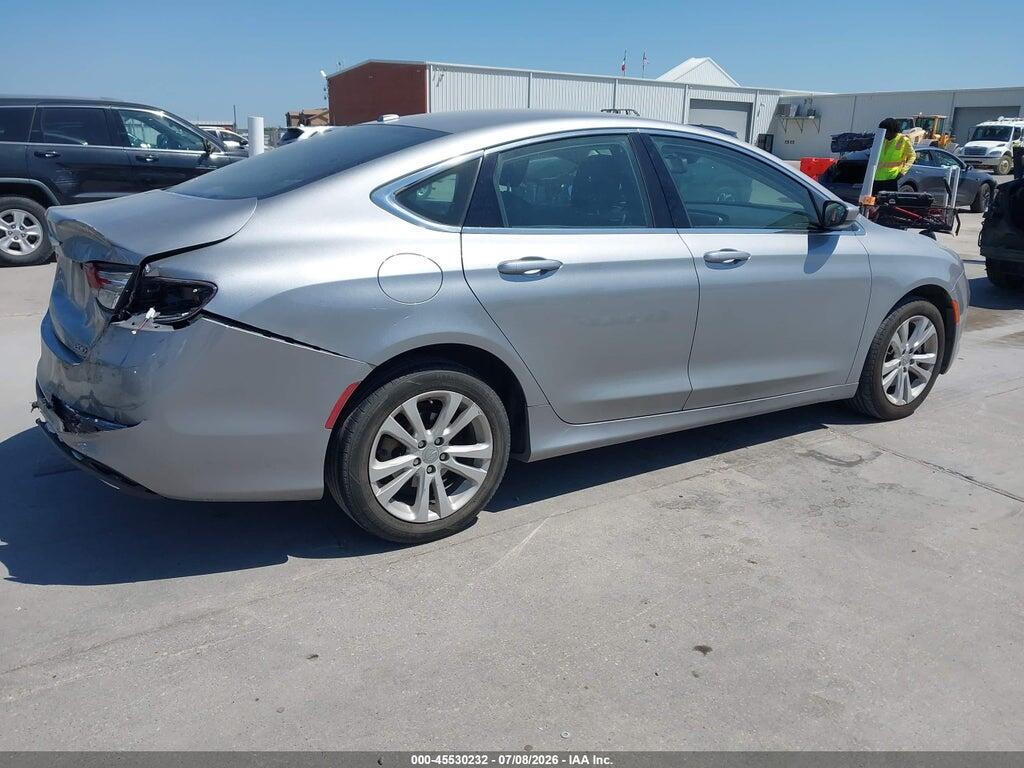 1C3CCCAB0FN611314 2015 CHRYSLER 200 photo no. 4