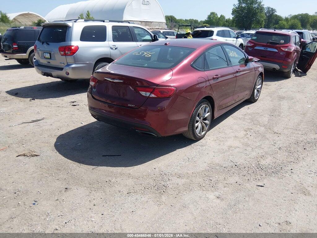 1C3CCCBB7FN749155 2015 CHRYSLER 200 photo no. 4