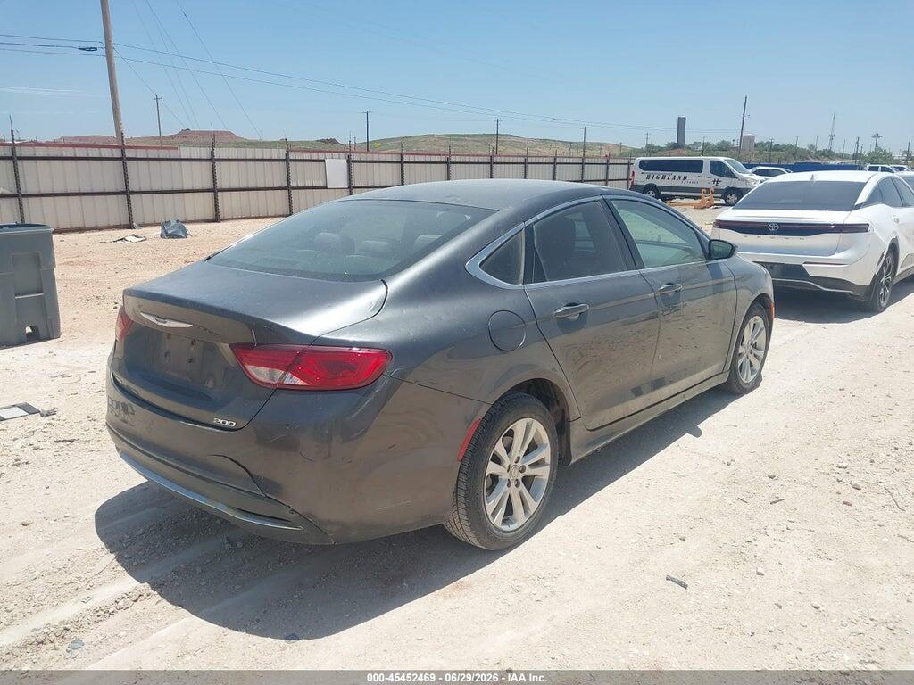 1C3CCCAB3FN637633 2015 CHRYSLER 200 photo no. 4