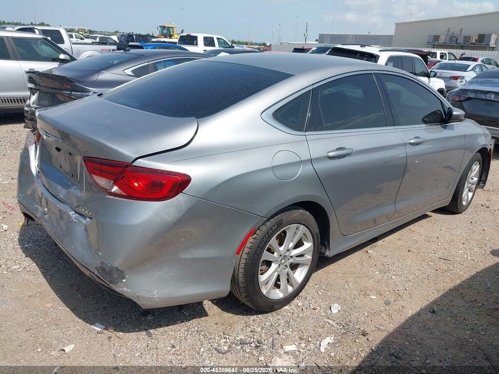 1C3CCCAB9FN571606 2015 CHRYSLER 200 photo no. 4