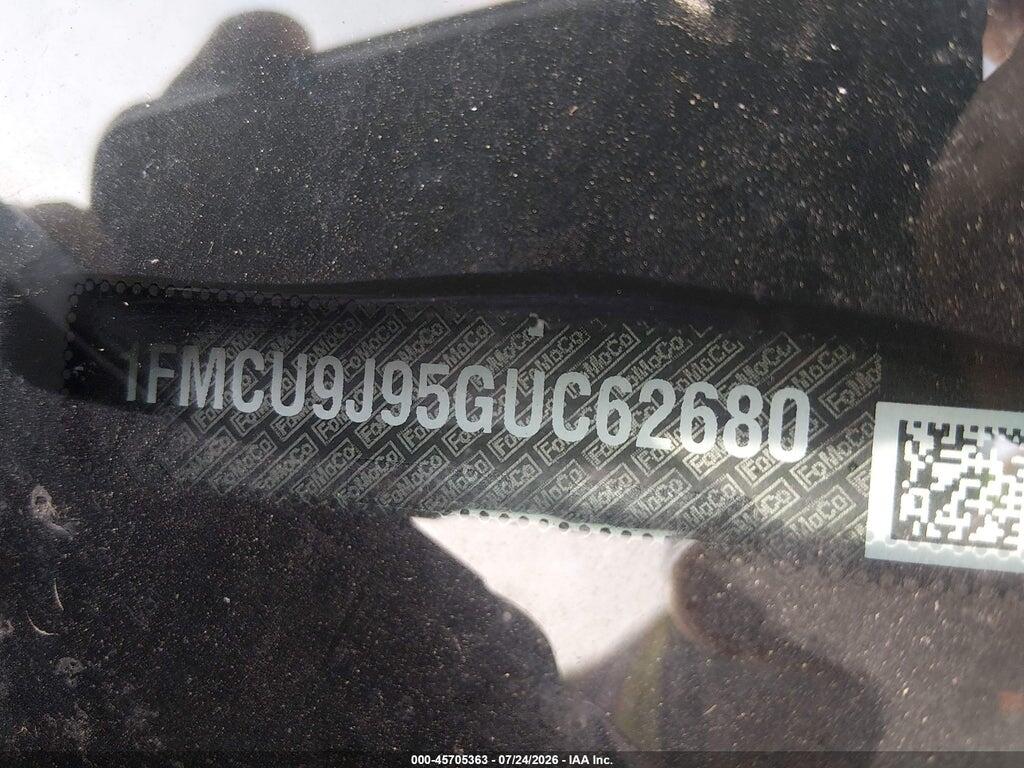 1FMCU9J95GUC62680 2016 FORD ESCAPE photo no. 9
