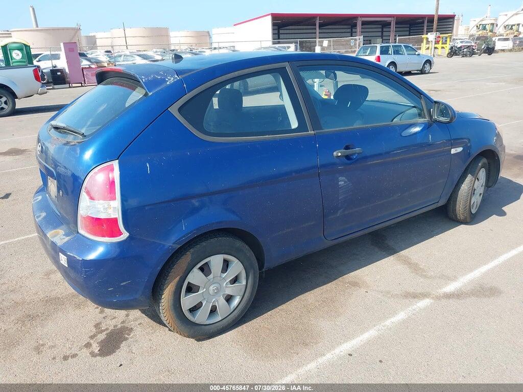 KMHCM36C17U011978 2007 HYUNDAI ACCENT photo no. 4
