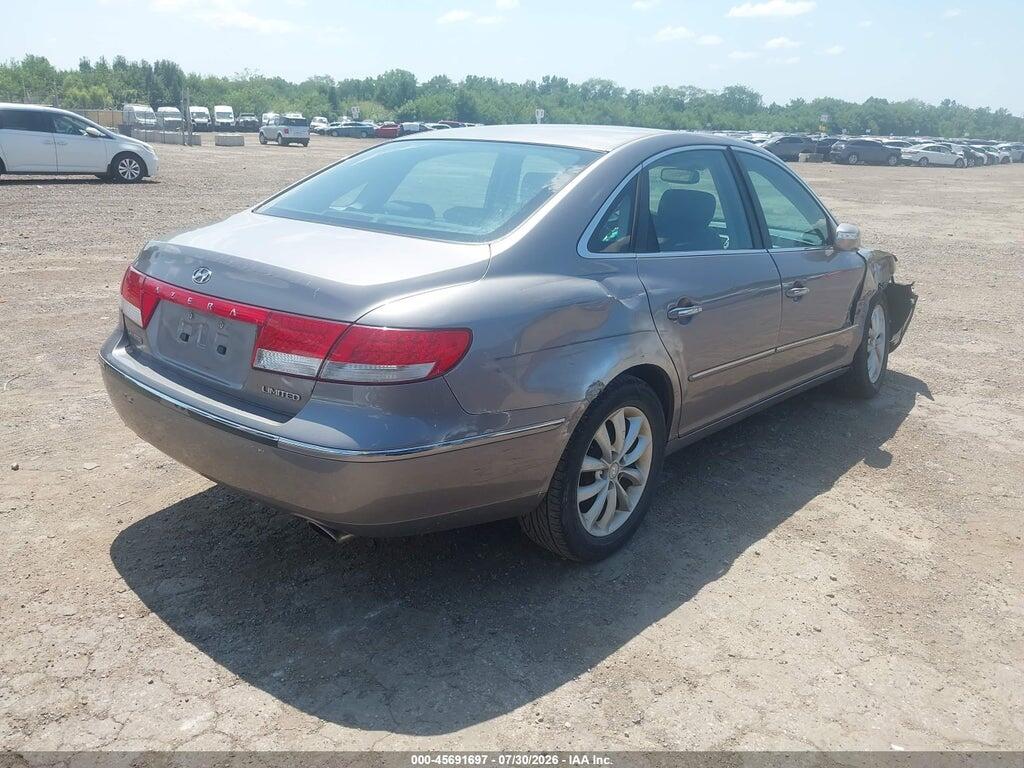 KMHFC46F47A140444 2007 HYUNDAI AZERA photo no. 4