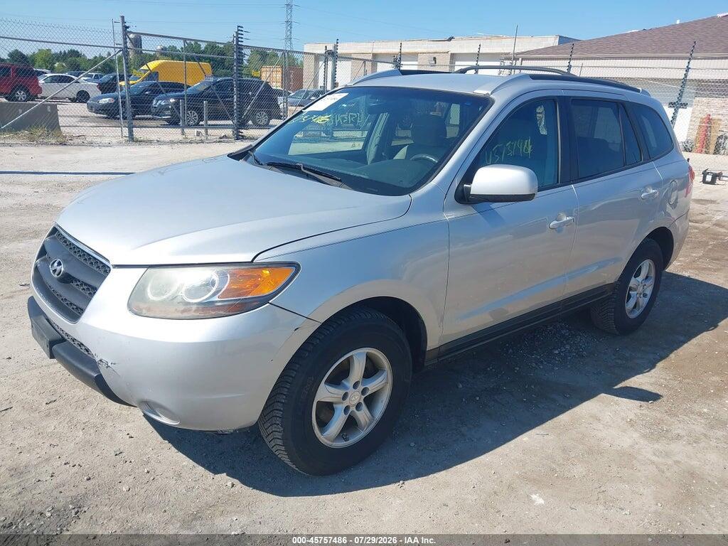 5NMSG13D87H098763 2007 HYUNDAI SANTA FE photo no. 2
