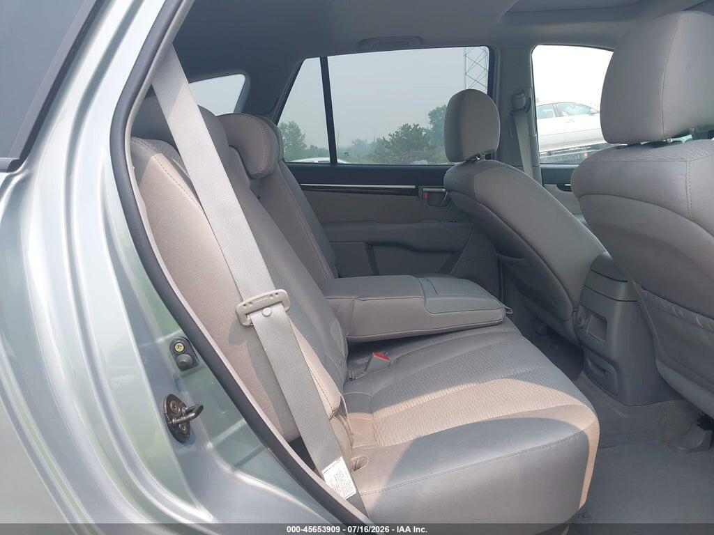 5NMSH13E87H017136 2007 HYUNDAI SANTA FE photo no. 8