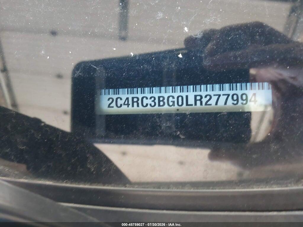 2C4RC3BG0LR277994 2020 CHRYSLER PACIFICA photo no. 9
