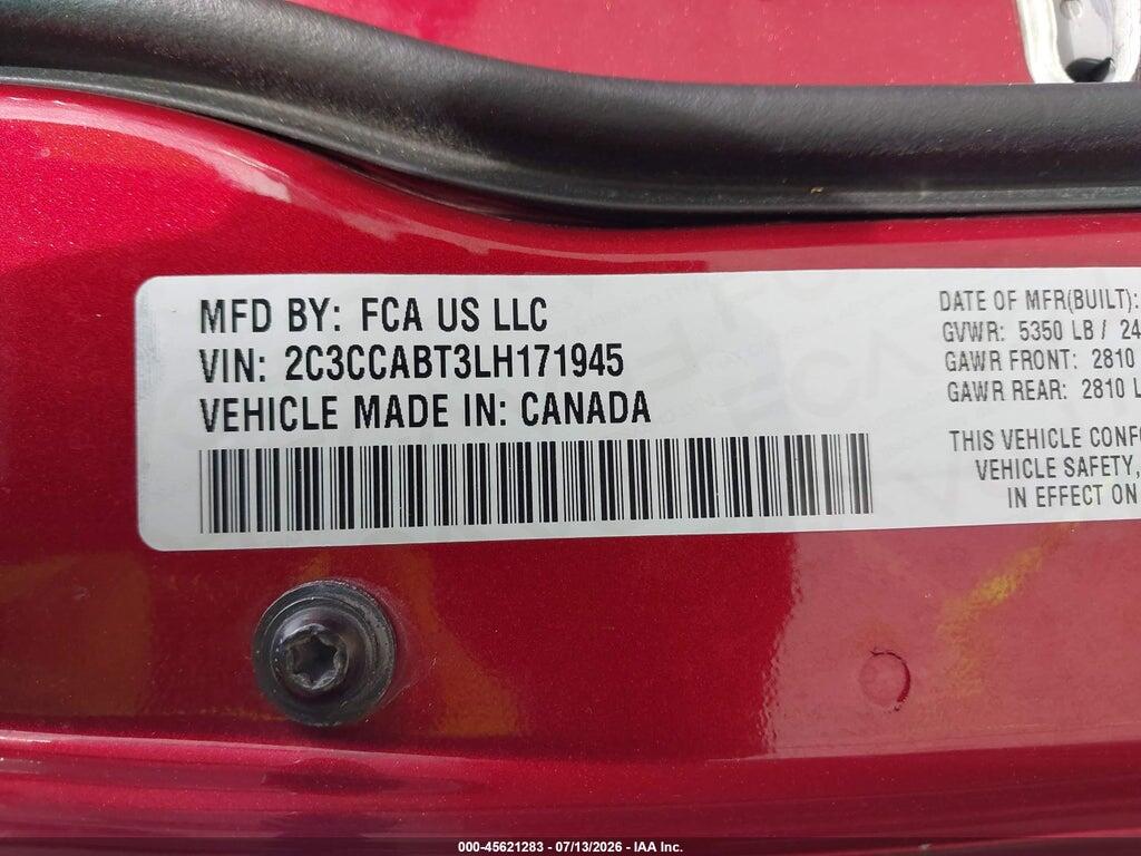2C3CCABT3LH171945 2020 CHRYSLER 300 photo no. 9