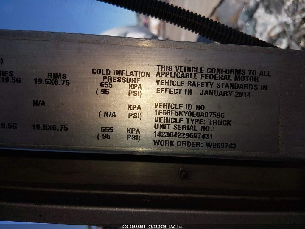 1F66F5KY0E0A07596 2014 FORD F-59 COMMERCIAL STRIPPED photo no. 4