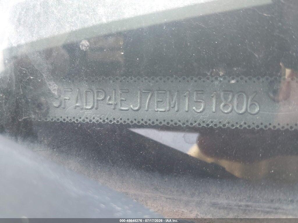 3FADP4EJ7EM151806 2014 FORD FIESTA photo no. 9